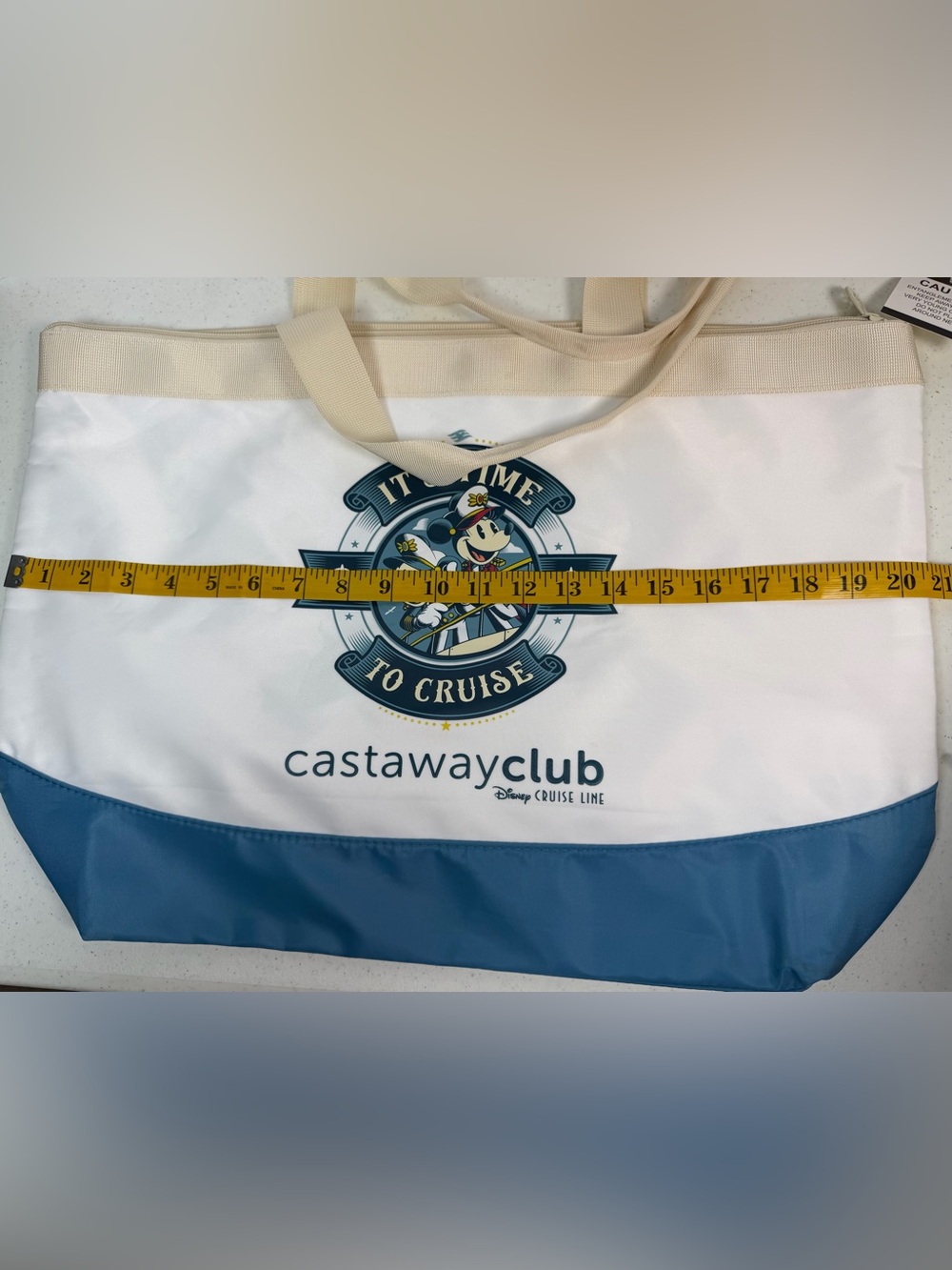 Disney Cruise Line Castaway Club Tote Beach Bag NWT - Picture 10 of 14
